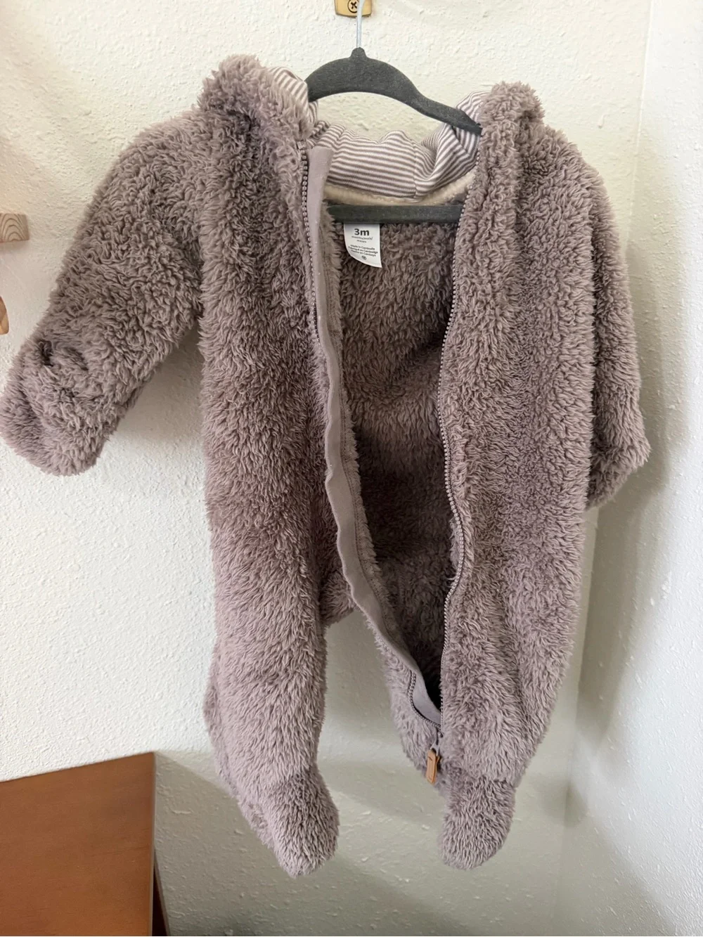 Baby Sherpa one-piece outerwear 3M